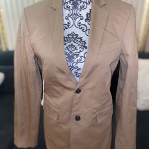 Crewcuts LARUSMIANI TESSUTI unisex  Tan Blazer Size 16 Made in Italy 🇮🇹 NWT